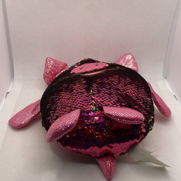 Shimmeez Pig Flip Sequins Stuffed Animal Toy 8” - Picture 6 of 9